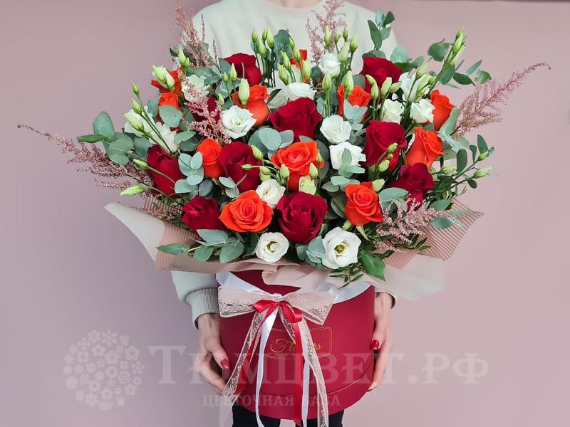 Коробка с цветами "Лесная сказка"