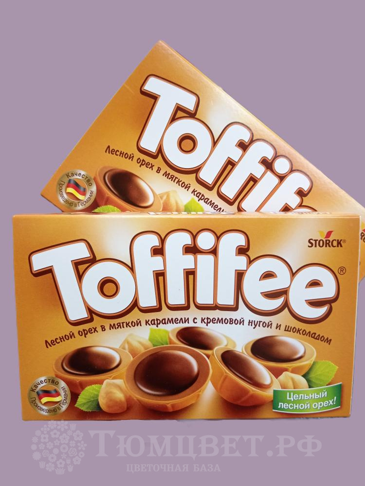 Toffifee Кокос с лесным орехом конфеты 125 гр